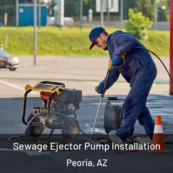  Sewage Ejector Pump Installation Peoria, AZ